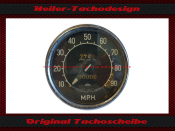 Speedometer Glass for Rover P4 90 Mph to 150 Kmh
