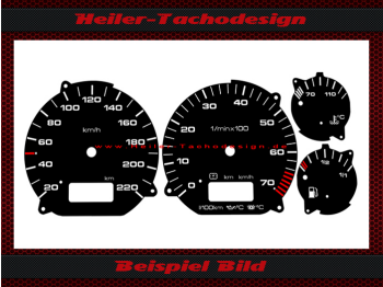 Speedometer discs for VW Golf 3 Passat 35i speedometer 220 kmh tachometer up to 7000 rpm - 3