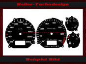 Tachoscheiben für VW Golf 3 Passat 35i Tacho 220 Kmh...