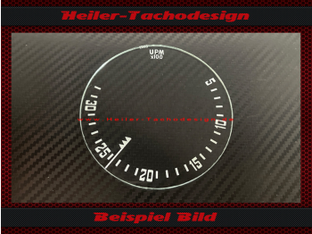 Traktormeter Tacho Glas für Porsche Diesel Export 500 bis 3200 UPM