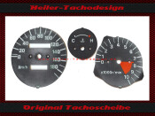 Gauge face Kawasaki Tengai KLR650
