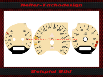 Speedometer Discs for Mercedes W202 C43 AMG 160 Mph to 260 Kmh
