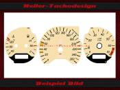 Speedometer Discs for Mercedes W202 C43 AMG 160 Mph to 260 Kmh