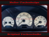 Speedometer Discs for Mercedes W202 C43 AMG 160 Mph to 260 Kmh