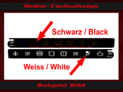 Tachosymbole Tacho Symbole Leisten für Mercedes 320...