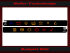 Tachosymbole Speedometer Symbols Bar for Mercedes 320 SL W129 R129 Set - 6,0