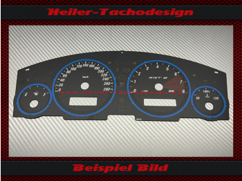 Tachoscheibe für Jeep Grand Cherokee WH SRT 2007 180 Mph zu 300 Kmh