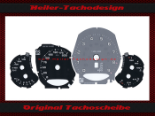 Tachoscheiben für Porsche 911 991 Carrera 4S 9000...