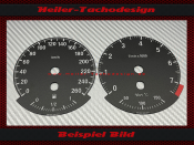 Tachoscheiben für BMW E90 E91 E92 E93 260 Kmh 7500...
