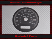 Speedometer Disc for Harley Davidson Electra Glide 2008 to 2013 Ø80 Mph to Kmh