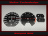 Speedometer Discs for VW Golf 2 G60 Jetta 2 only for Motometer 300 Kmh Tachometer 7000 RPM