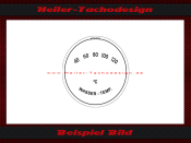 Traktormeter Speedometer glass water temperature 40 to...