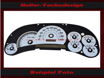 Speedometer Disc for Hummer H2 2003 to 2007 120 Mph to 200 Kmh