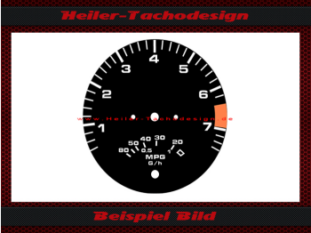 Tachometer Disc for Porsche 944 MPG Display