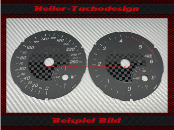 Tachoscheiben für Mercedes SLK R172 SLK 300 SLC 300 Roadster Diesel 160 Mph zu 260 Kmh