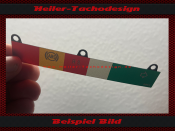 Speedometer Symbols Bar for Mercedes SL W107 R107 W116...