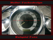 Tachoscheibe für Harley Davidson Softail Deluxe FLSTN ab 2007 Ø100 Mph zu Kmh