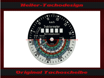 Speedometer disc for tractor meter Steyr VDO