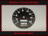 Speedometer Disc for Autometer Z Series 2023 Ø80 mm 160 Mph to 260 Kmh 1 window without reset