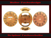 Speedometer Discs for Mercedes 230 W153 1938 M153 120 Kmh