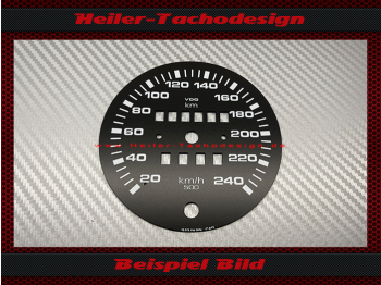 Tachoscheibe für VW T3 Bus 240 Kmh