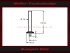 Needle Stop Pointer Stop Tacho Pin 5.8 mm Long Black