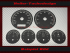 Tachoscheiben für Harley Davidson Street Glide 2012 220 Kmh