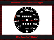 Speedometer Disc for Mercedes G Class Wolf W460 W461 180 Kmh