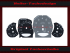 Speedometer Discs for Porsche Panamera 970 GTS PDK 200 Mph to 330 Kmh