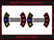 Temp Fuel Symbols for Mercedes G Klasse Wolf W460 W461