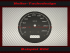 Speedometer dial for Harley Davidson Road King 2013 Ø100 130 Mph to 210 Kmh