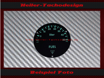 Fuel gauge dial for Porsche 356 Speedster Pre A