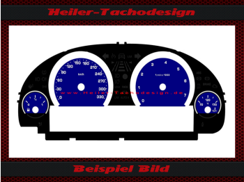 Speedometer dials for BMW B7 F01 F06 F10 F12 F13 Alpina large display 200 Mph to 330 Kmh 7000 RPM
