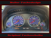 Speedometer dials for BMW B7 F01 F06 F10 F12 F13 Alpina large display 200 Mph to 330 Kmh 7000 RPM