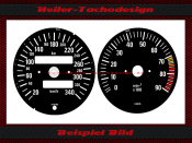 Speedometer discs for Lamborghini Diablo 1990 to 2001 220...