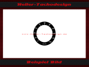 Sticker on speedometer glass for Jaguar E Type Daimler V8...