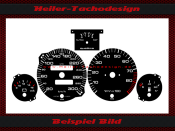 Speedometer dials for Audi Sport Quattro 1984 to 1986...