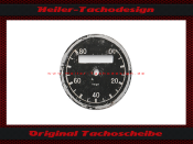 Tachoscheibe für Veigel 0 bis 80 Kmh Ø58 mm