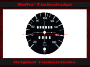 Tachoscheibe für VW Golf 1 MK1 Tittentacho 1979 180 Kmh
