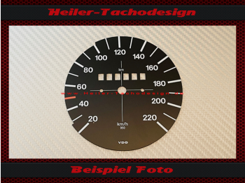 Speedometer dial for VW Golf 1 MK1 Tits speedometer 1979 220 km/h
