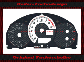 Speedometer dial for Toyota GT86 Scion FR-S 2013 to 2016 160 Mph to 260 Kmh 9000 RPM