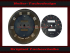 Speedometer scale for Alfa Romeo Spider 2000 Touring Series 102 1957 to 1962