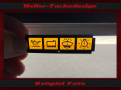 Speedometer Symbols Bar for Mercedes SL W107 R107 W116...