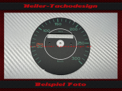 Tachoscheibe für Porsche 911 964 993 356 Optik 300 Kmh