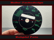 Tachoscheibe für Porsche 911 964 993 356 Optik 300 Kmh