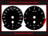 Speedometer dials for BMW E91 E92 E93 M3 200 Mph to 330 Kmh 8000 UPM 50 100 150 degrees Celsius