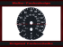 Speedometer dials for BMW E91 E92 E93 M3 200 Mph to 330 Kmh 8000 UPM 50 100 150 degrees Celsius