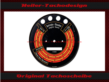 Tachoscheibe für Traktormeter VDO Typ 219 n
