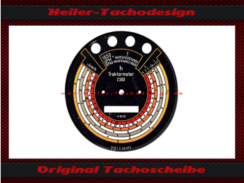 Tachoscheibe für Traktormeter VDO Deutz D50 - 3