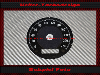 Tachoscheibe für Harley Davidson XL1200T Sportster Superlow ABS 2016 Ø80